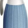 Merkloos 1x Blauwe Rotan Thermoskannen/isoleerkannen 1 Liter - Keukenbenodigdheden - Warme Dranken Serveren/meenemen - Koffiekannen/theekannen - Isoleerkannen/thermoskannen