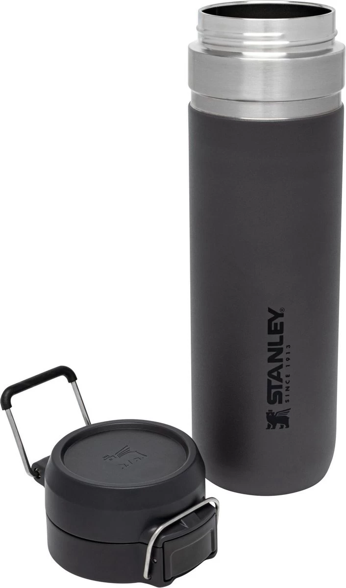 Stanley The Quick Flip Water Bottle 0,70L - Thermosfles - Charcoal - Afbeelding 3