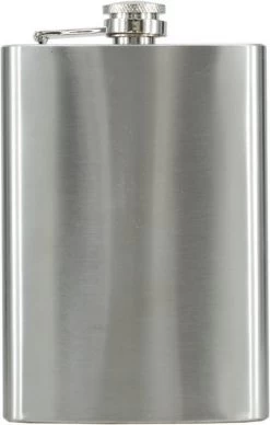 Merkloos Platvink - Heupfles - 240ml