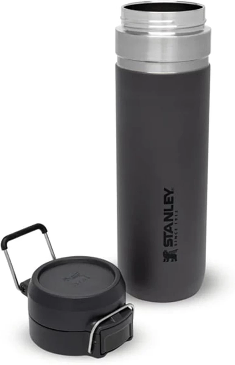 Stanley The Quick Flip Water Bottle 0,70L - Thermosfles - Charcoal - Afbeelding 5