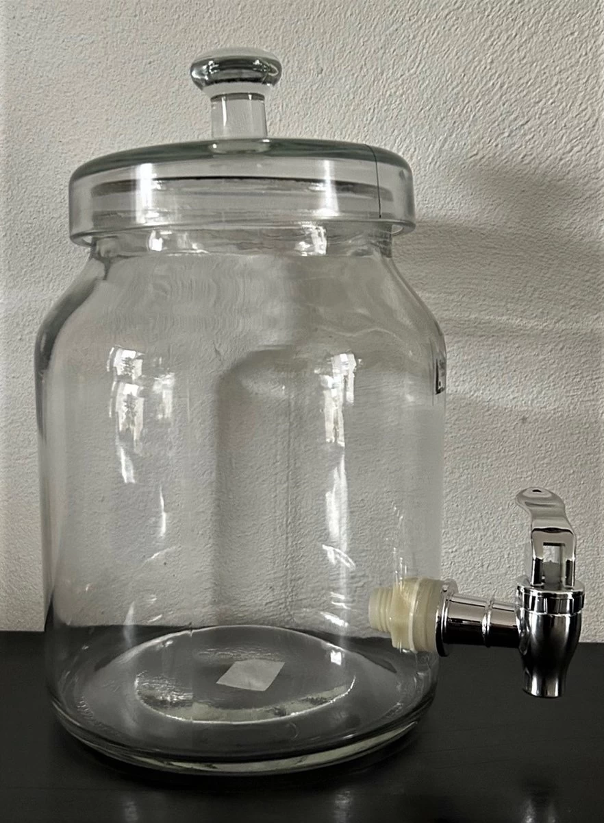 Merkloos Glazen Pot Met Deksel En Kraantje