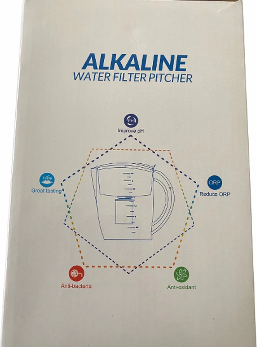 Alkaline WaterFilterkan - AlkaKan Voor Alkalisch/ Basisch Water | Met GRATIS PH-testpapier - Afbeelding 4