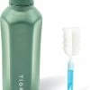 TIGR Hexagon - Drinkfles - Thermosfles - RVS - 500ml - Groen - Met Afwasborstel