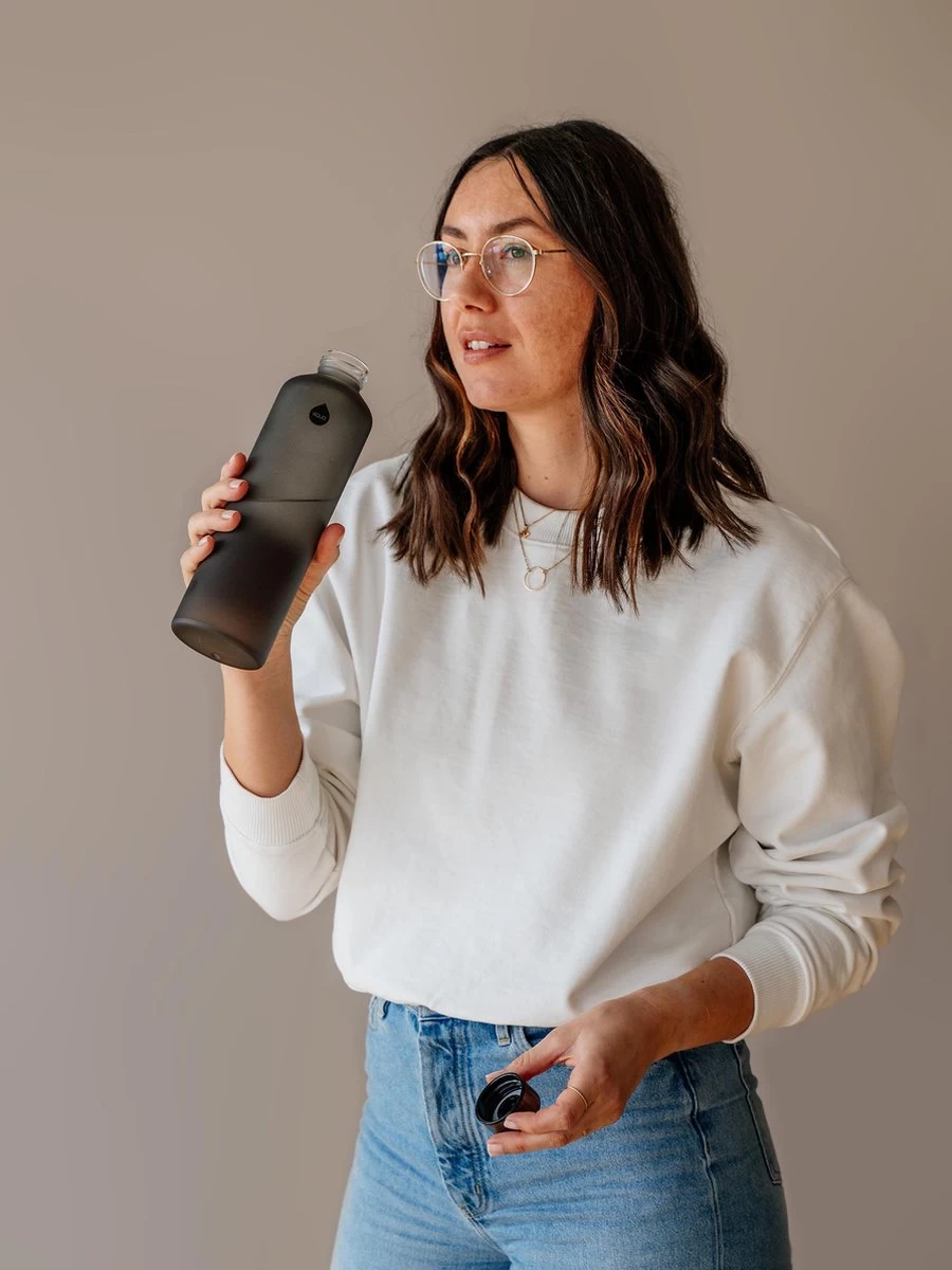 My Equa - Glazen Drinkfles - Ash - 750 Ml - Afbeelding 5