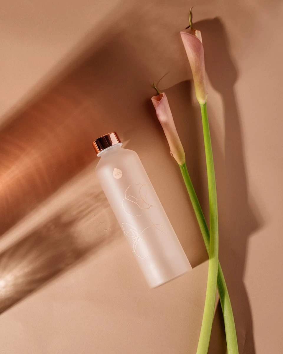 Equa - Waterfles - Glas - 750 ML - Roze - Afbeelding 2