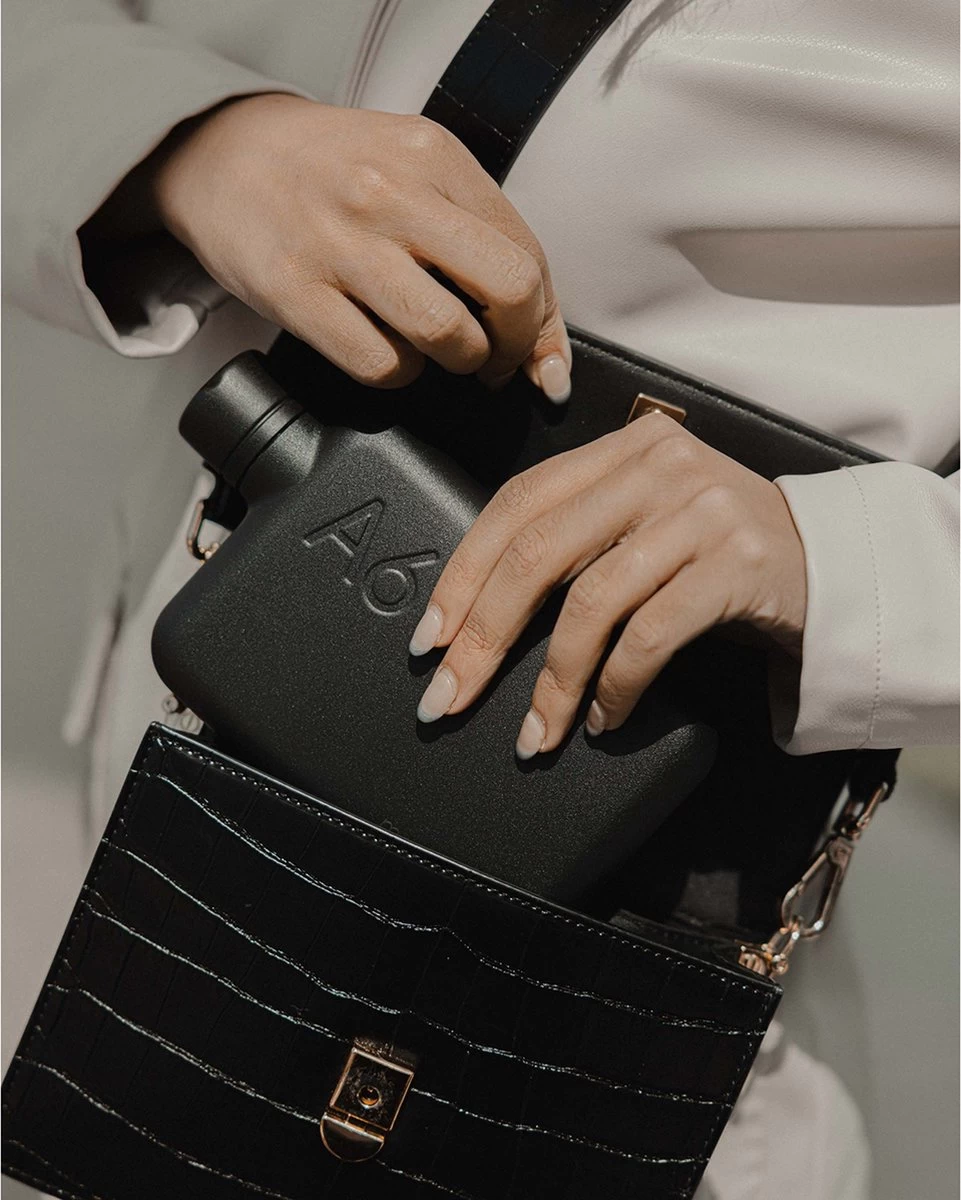 Memobottle A6 Bottle Stainless Steel 500ml Black - Afbeelding 4