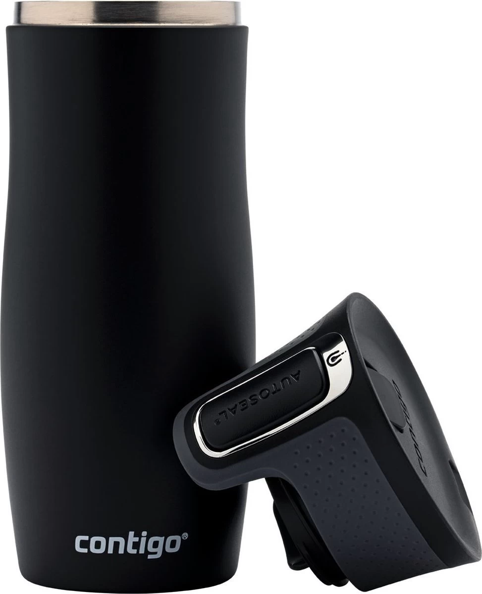 Contigo Westloop Drinkfles - Matte Black - 470ml - Zwart - Afbeelding 16