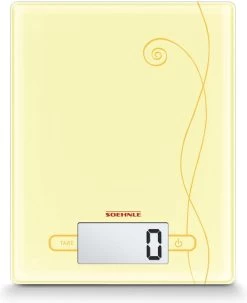 Soehnle City Pastel Geel Keukenweegschaal