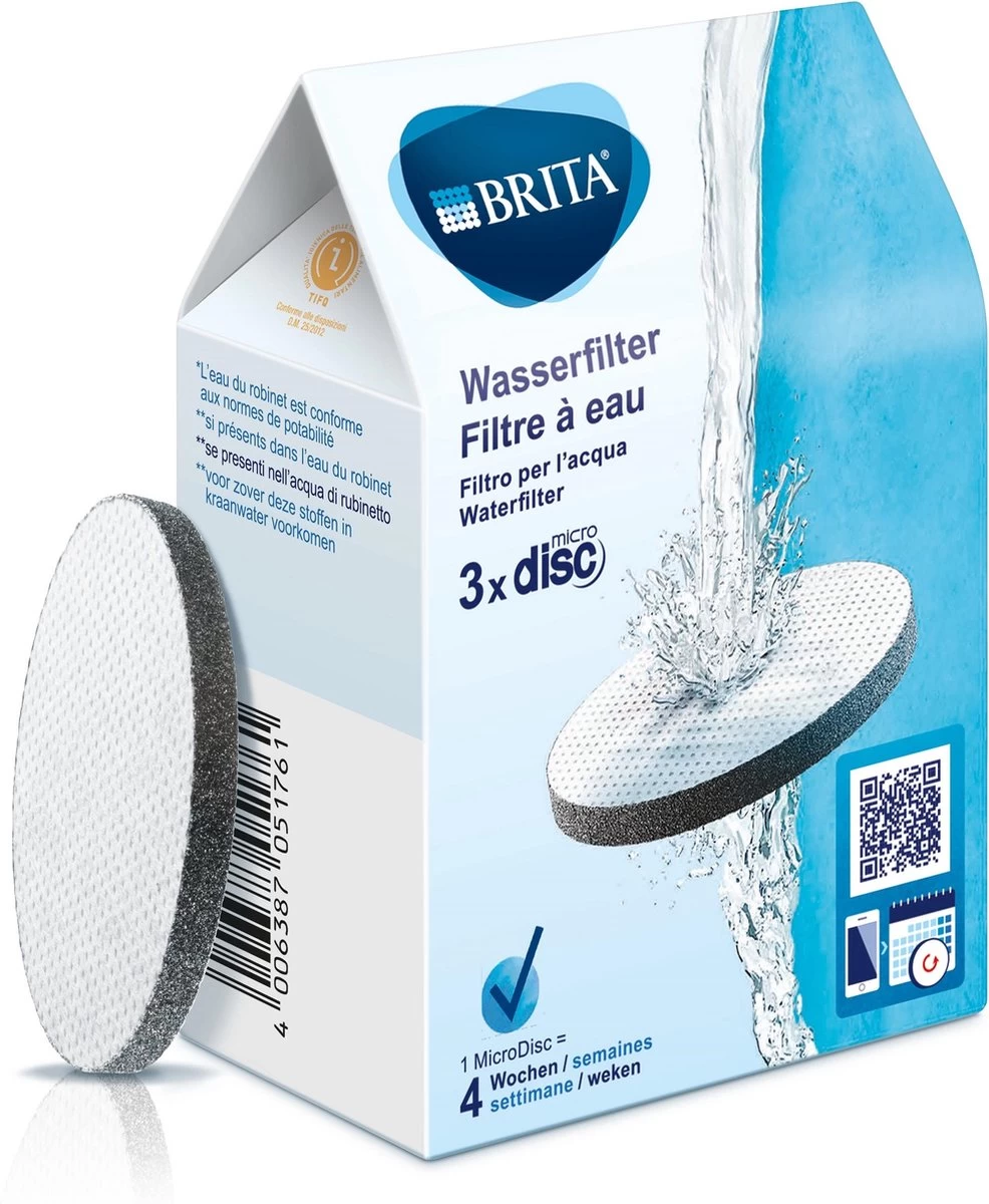 BRITA - Waterfilterpatroon MicroDisc 3-Pack - Afbeelding 2